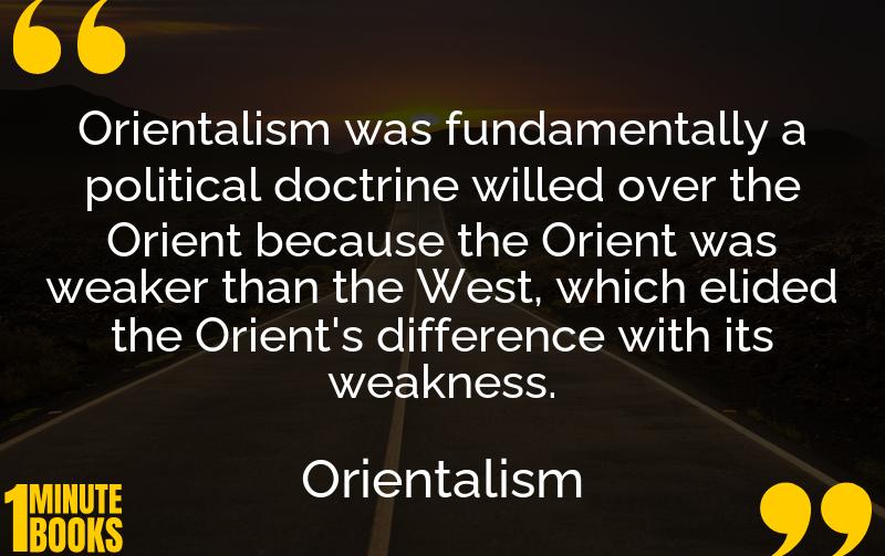 Orientalism Summary Brief Summary