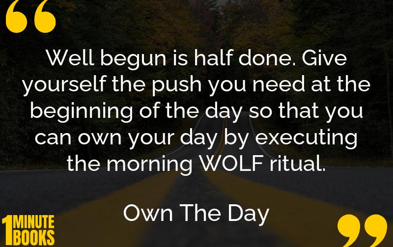 Own The Day, Own Your Life Summary Brief Summary
