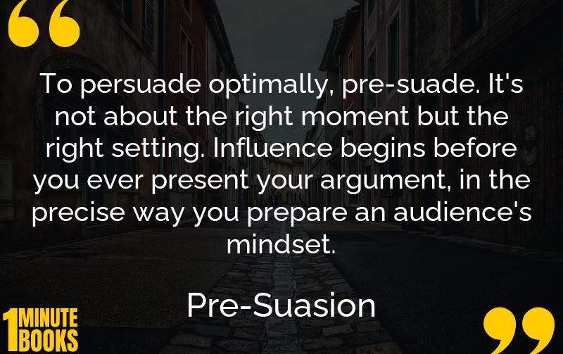 Pre-Suasion Summary Brief Summary