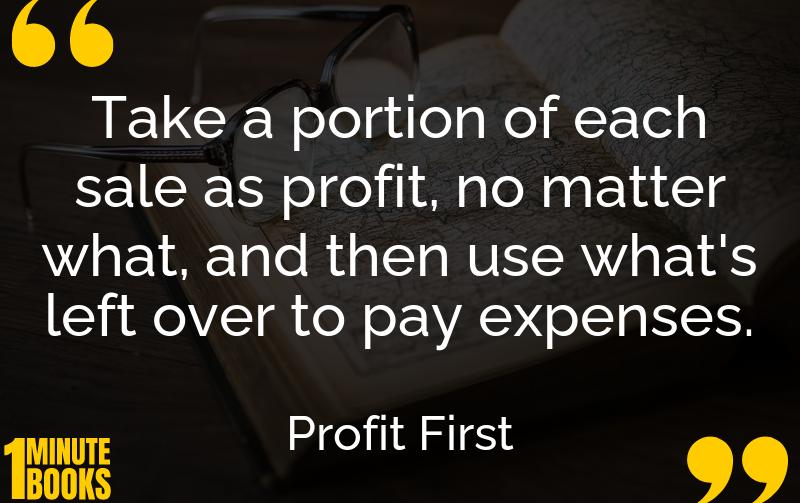 Profit First Summary Brief Summary