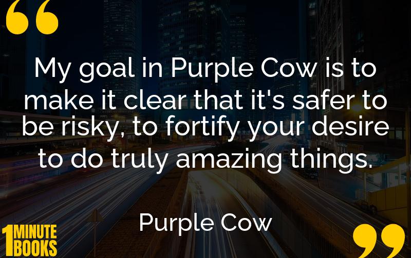Purple Cow Summary Brief Summary