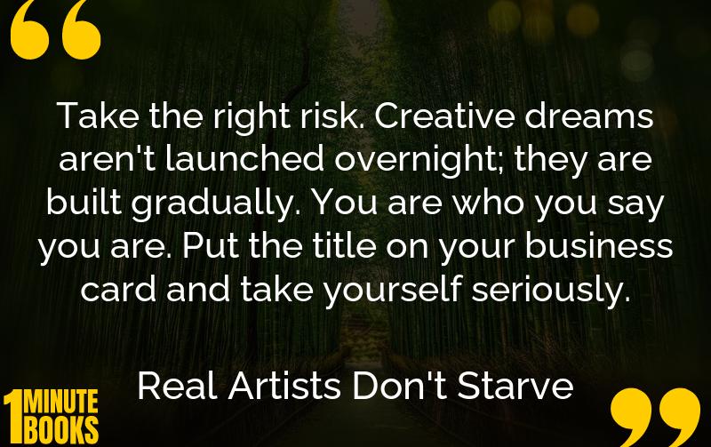 Real Artists Don't Starve Summary Brief Summary