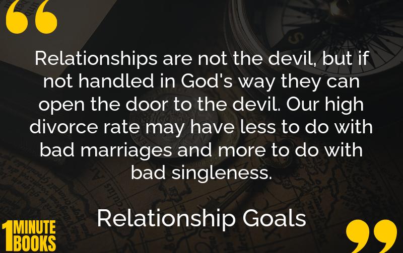 Relationship Goals Summary Brief Summary
