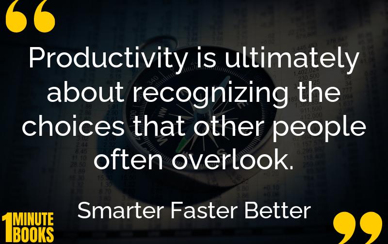 Smarter Faster Better Summary Brief Summary