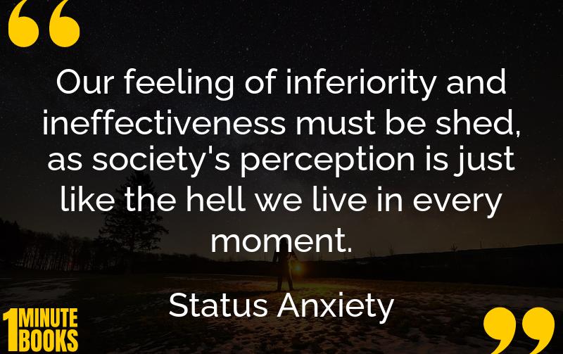 Status Anxiety Summary Brief Summary