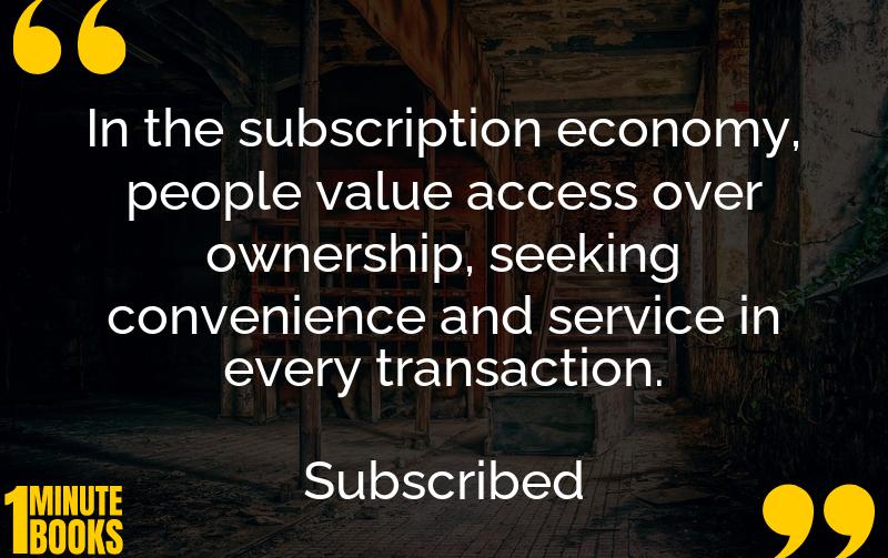 Subscribed Summary Brief Summary