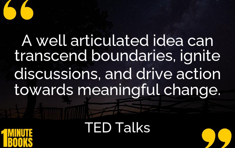 TED Talks Summary Brief Summary
