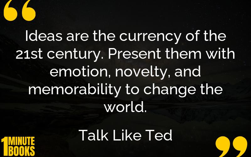 Talk Like Ted Summary Brief Summary
