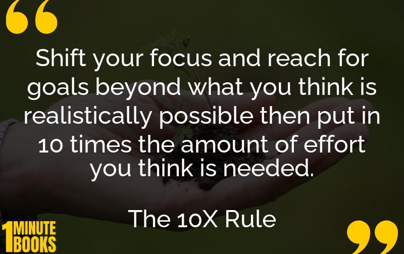 The 10X Rule Summary Brief Summary