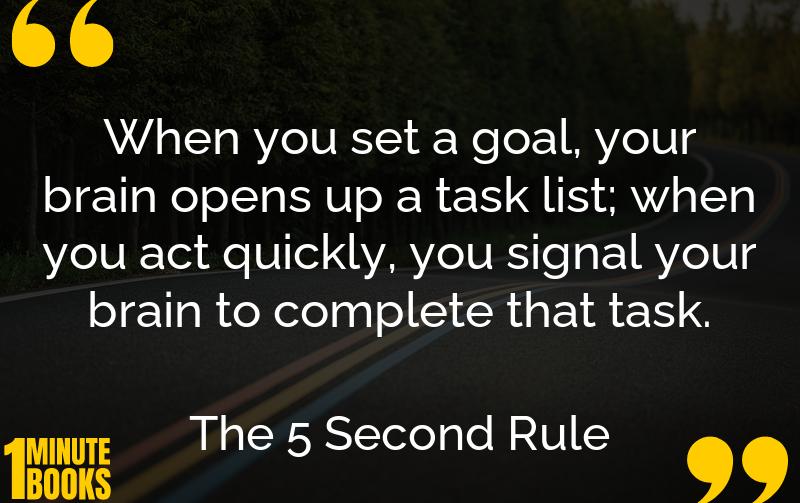 The 5 Second Rule Summary Brief Summary