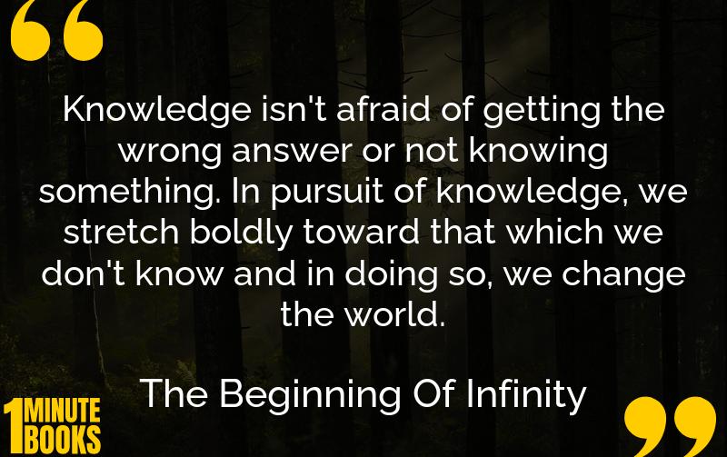 The Beginning Of Infinity Summary Brief Summary