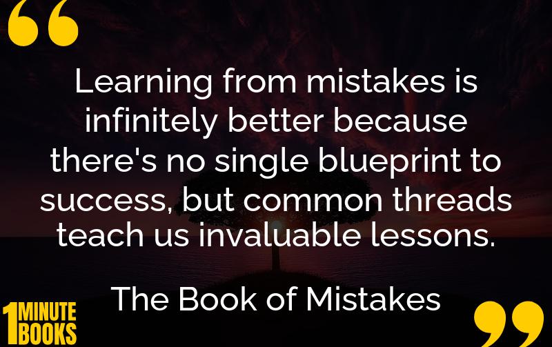 The Book of Mistakes Summary Brief Summary