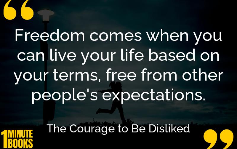 The Courage to Be Disliked Summary Brief Summary
