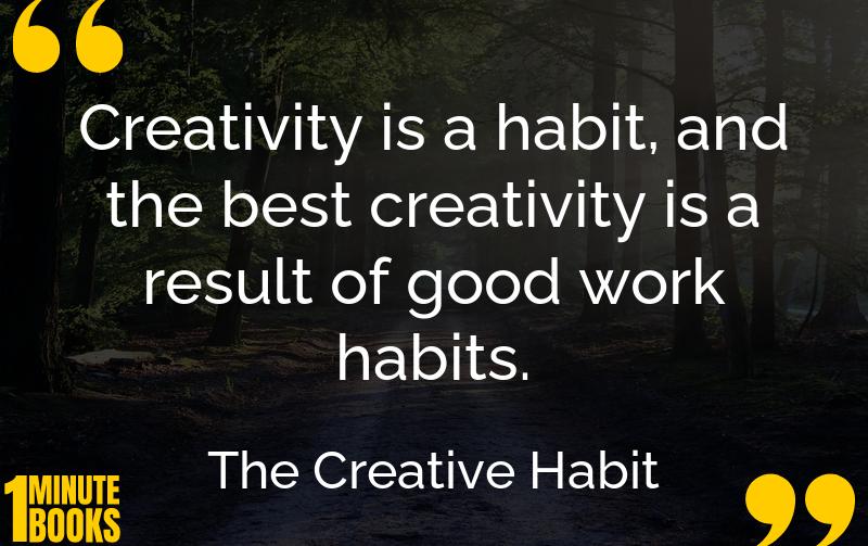 The Creative Habit Summary Brief Summary