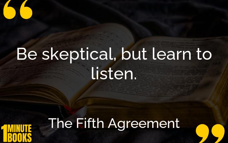 The Fifth Agreement Summary Brief Summary