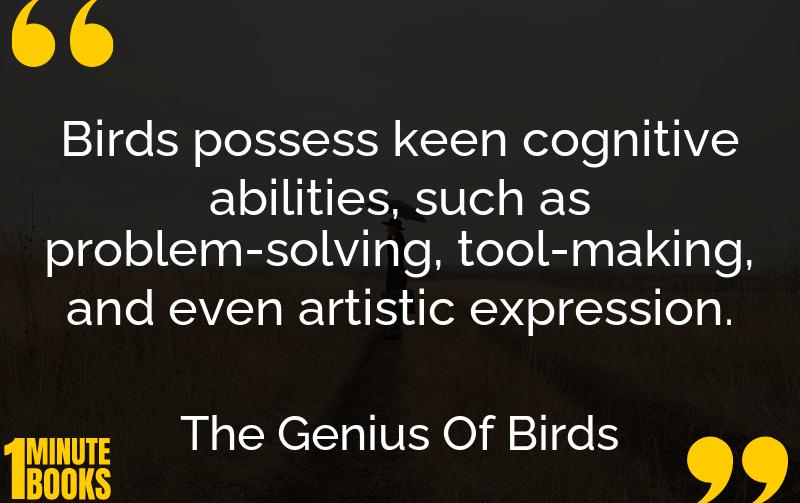 The Genius Of Birds Summary Brief Summary