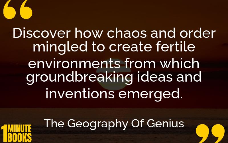 The Geography Of Genius Summary Brief Summary