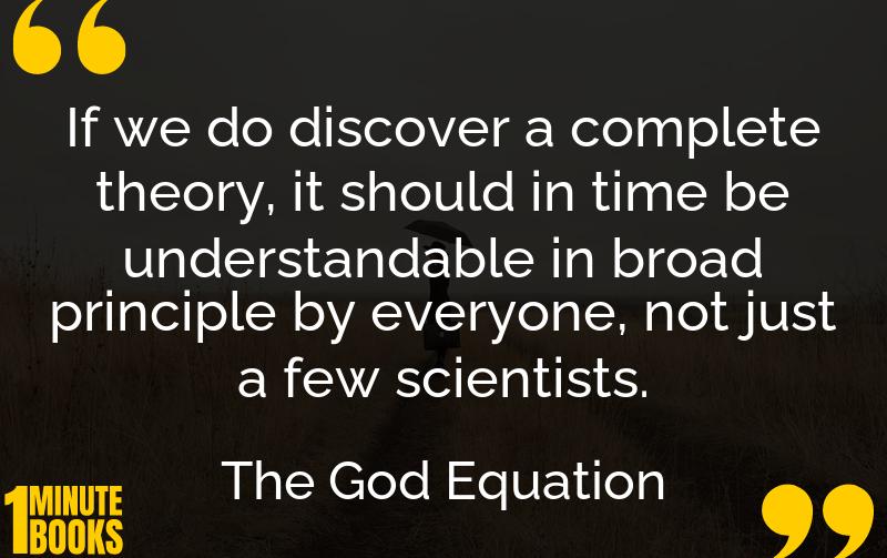 The God Equation Summary Brief Summary