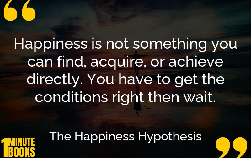 The Happiness Hypothesis Summary Brief Summary