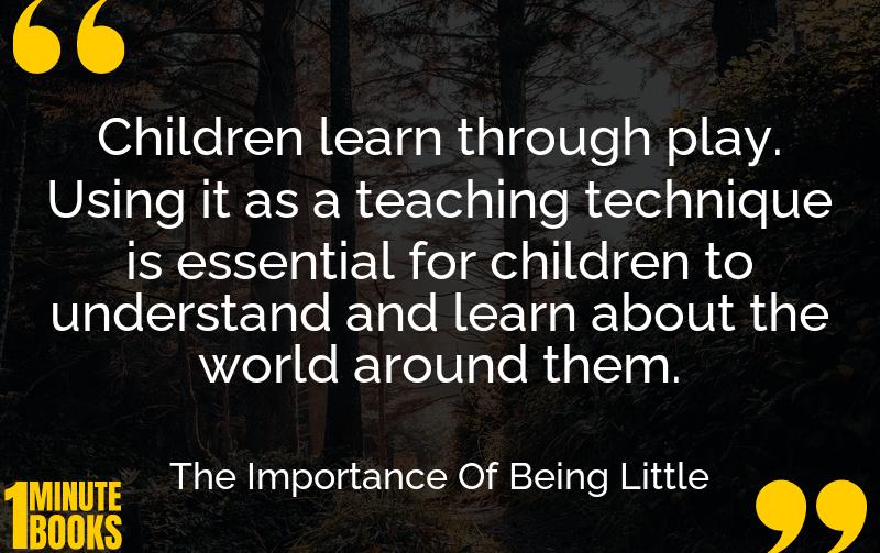 The Importance Of Being Little Summary Brief Summary