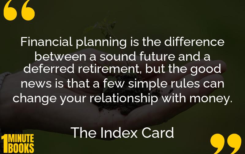 The Index Card Summary Brief Summary