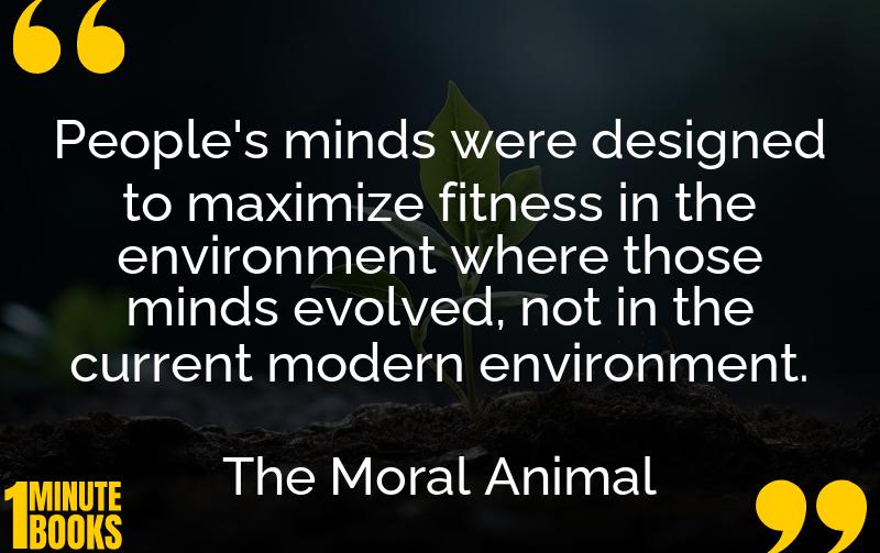 The Moral Animal Summary Brief Summary