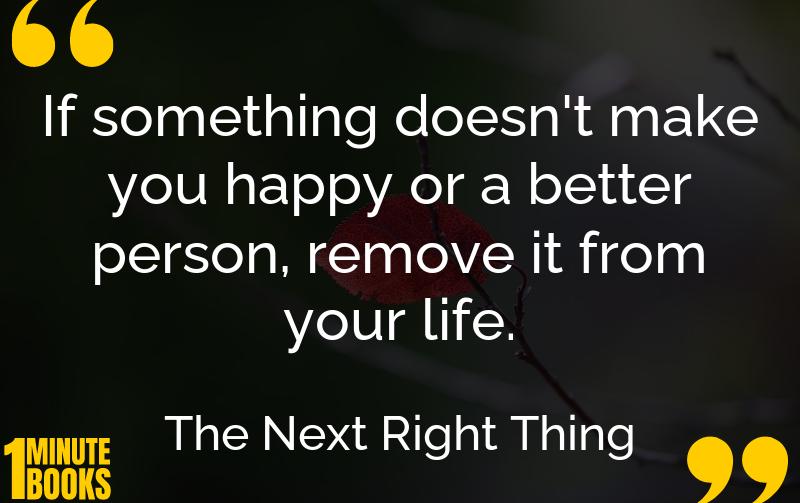The Next Right Thing Summary Brief Summary