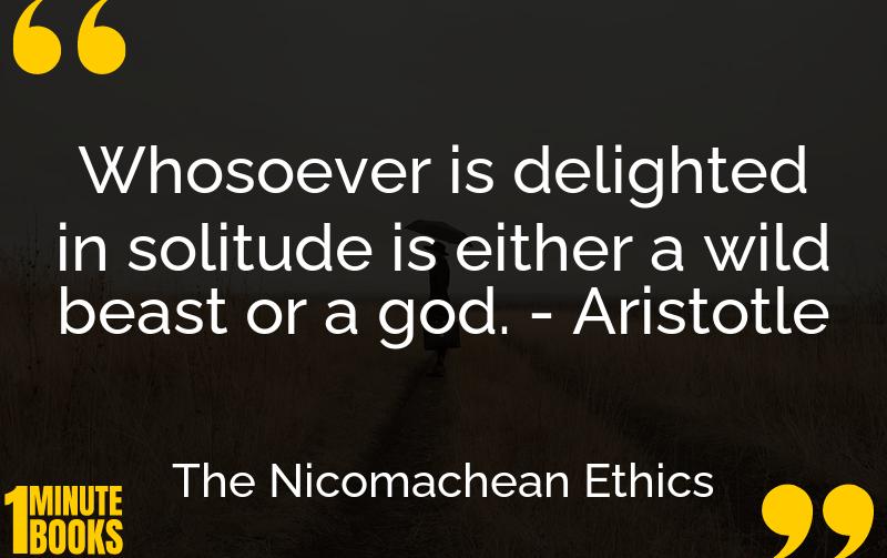 Nicomachean Ethics Summary Brief Summary