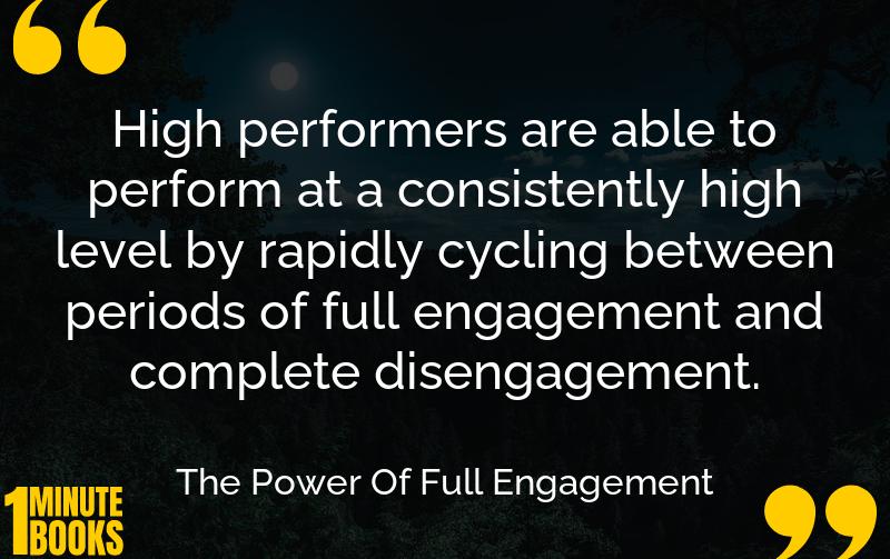 The Power Of Full Engagement Summary Brief Summary