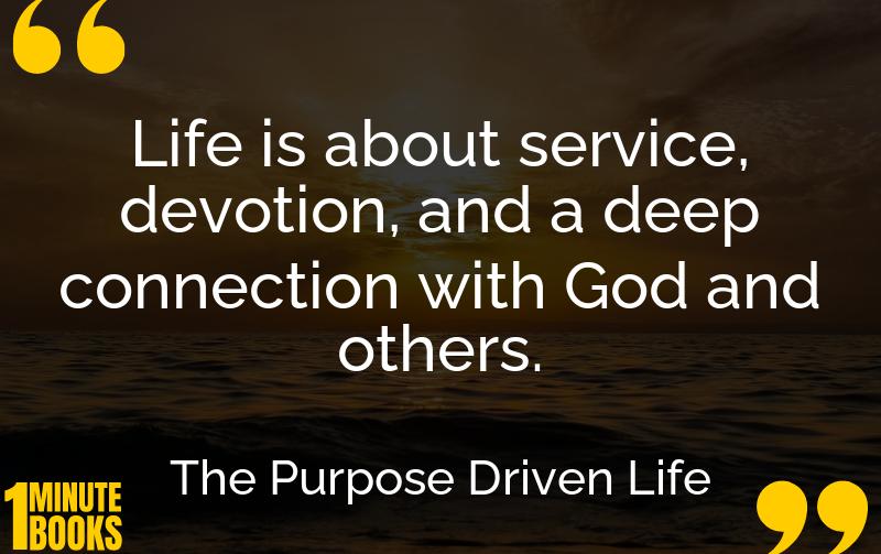 The Purpose Driven Life Summary Brief Summary