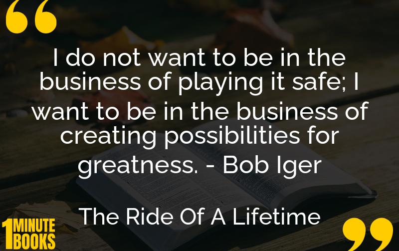 The Ride Of A Lifetime Summary Brief Summary