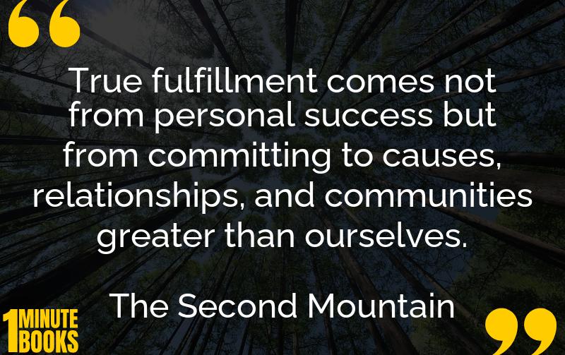 The Second Mountain Summary Brief Summary