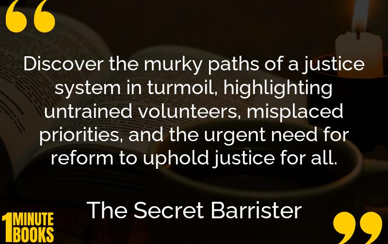 The Secret Barrister Summary Brief Summary