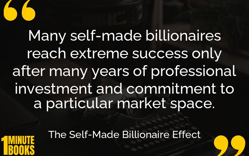 The Self-Made Billionaire Effect Summary Brief Summary