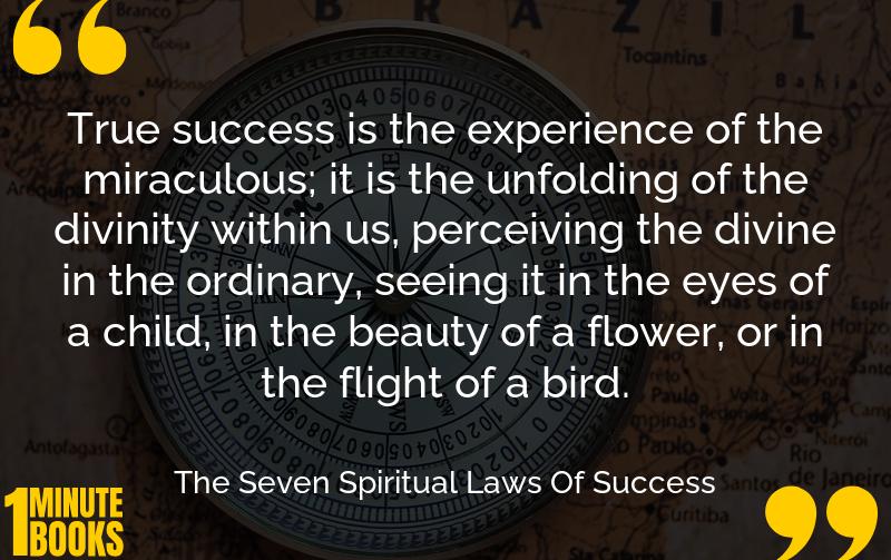 The Seven Spiritual Laws Of Success Summary Brief Summary