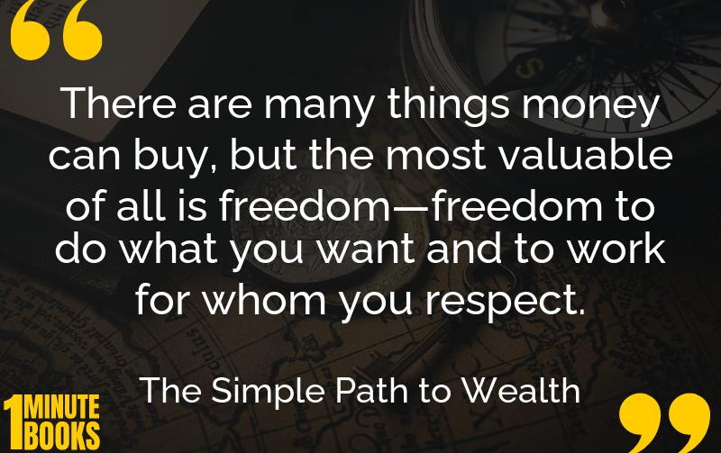 The Simple Path to Wealth Summary Brief Summary