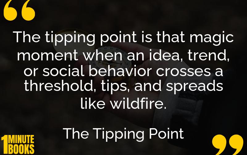 The Tipping Point Summary Brief Summary