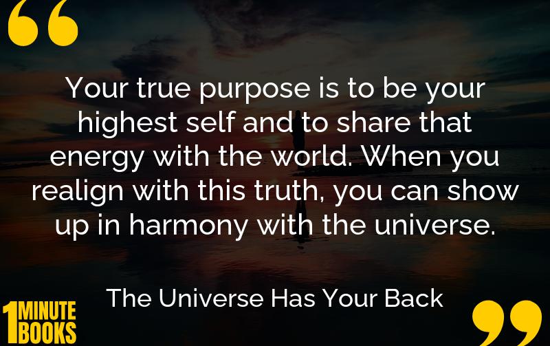 The Universe Has Your Back Summary Brief Summary