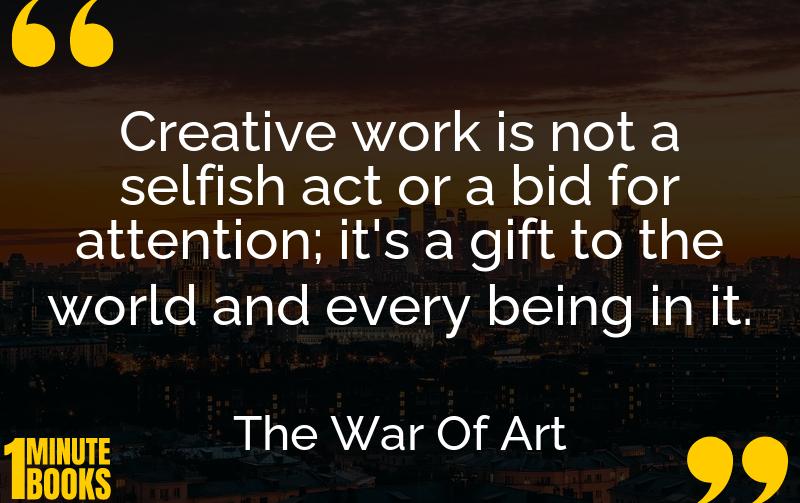 The War Of Art Summary Brief Summary