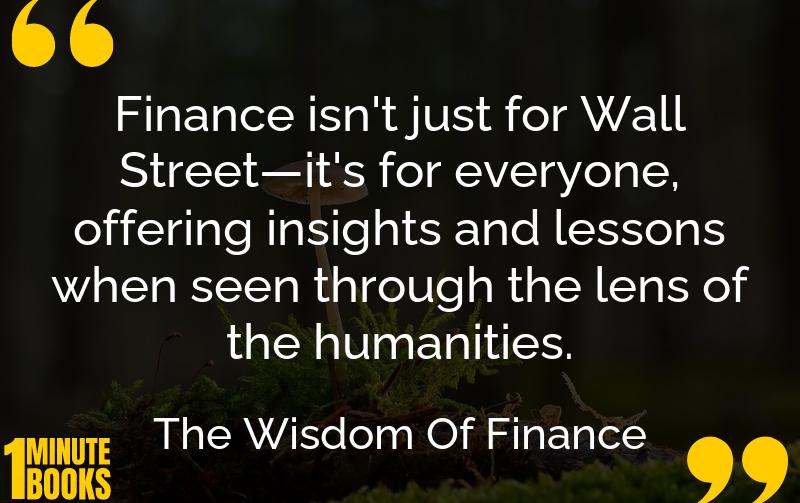The Wisdom Of Finance Summary Brief Summary