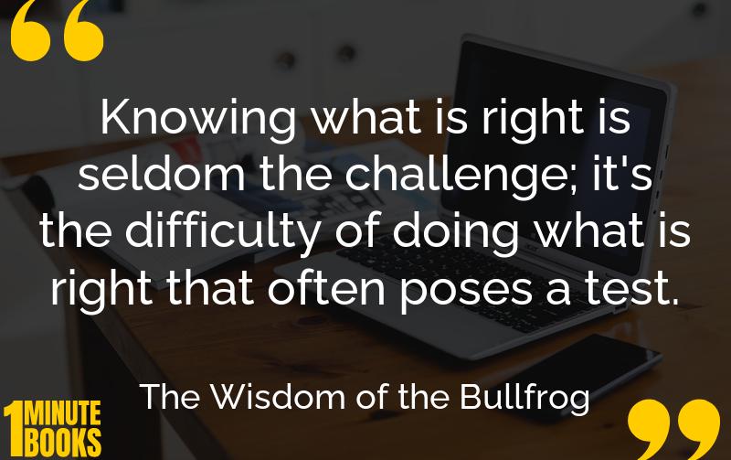 The Wisdom of the Bullfrog Summary Brief Summary