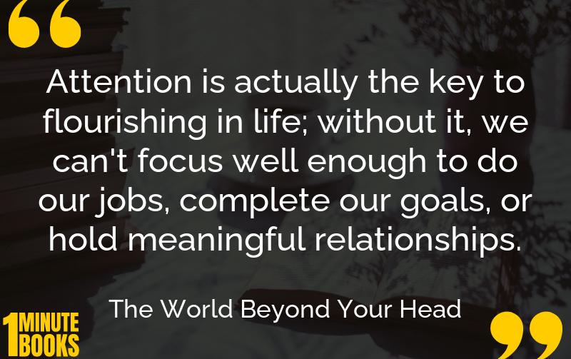 The World Beyond Your Head Summary Brief Summary