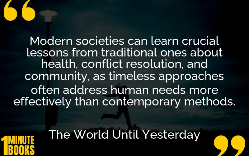 The World Until Yesterday Summary Brief Summary