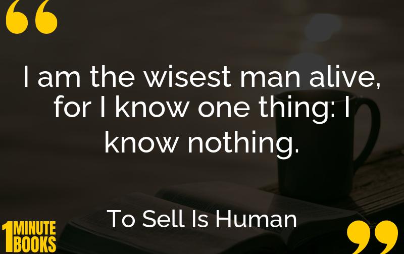 To Sell Is Human Summary Brief Summary