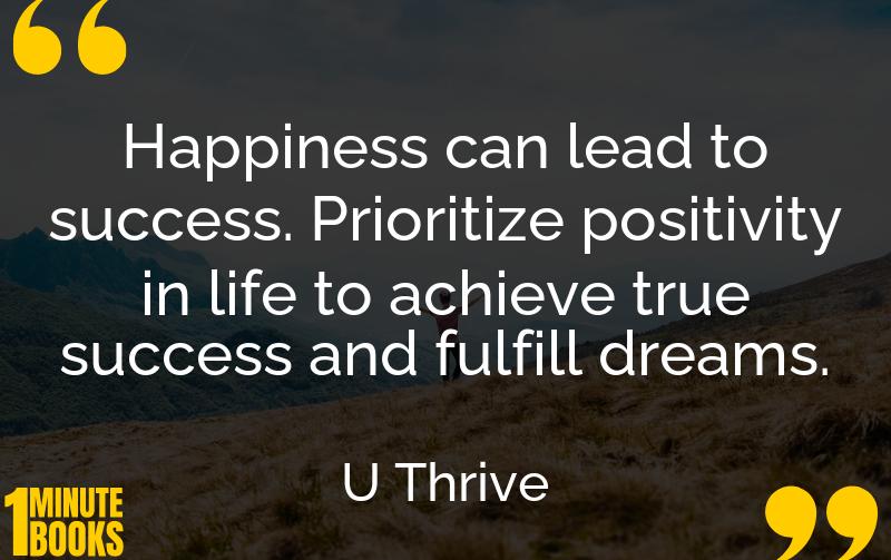 U Thrive Summary Brief Summary
