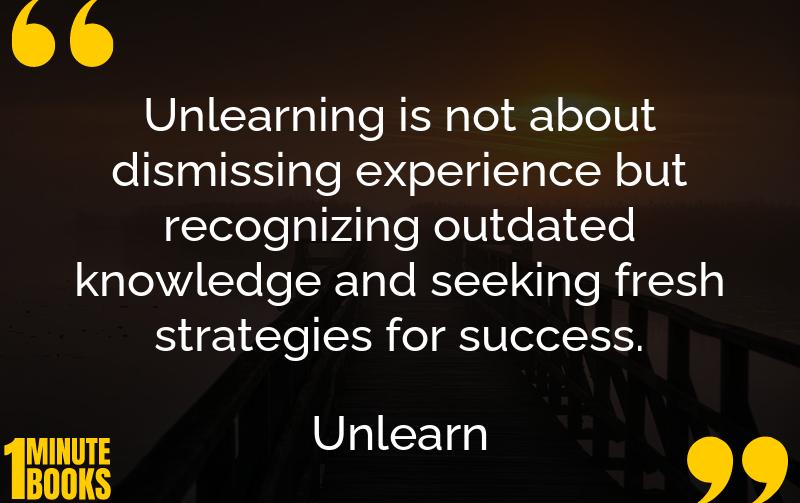 Unlearn Summary Brief Summary