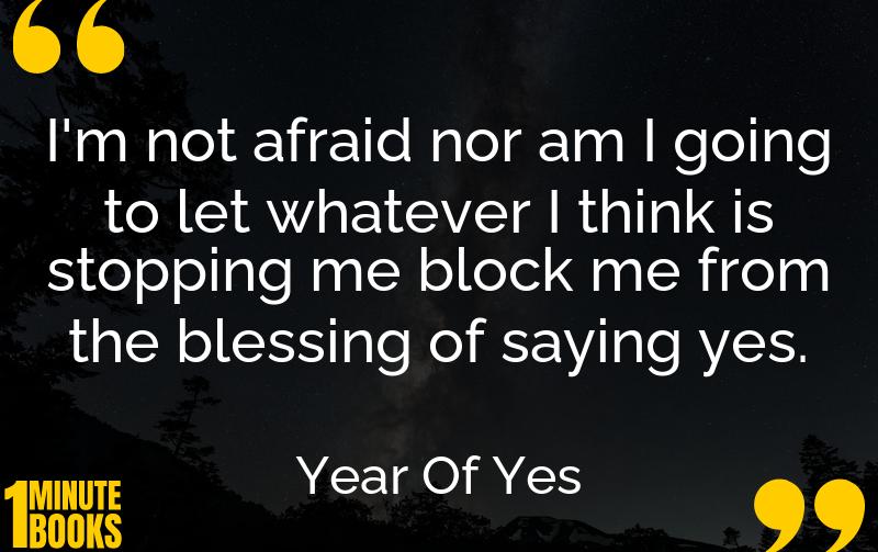 Year Of Yes Summary Brief Summary