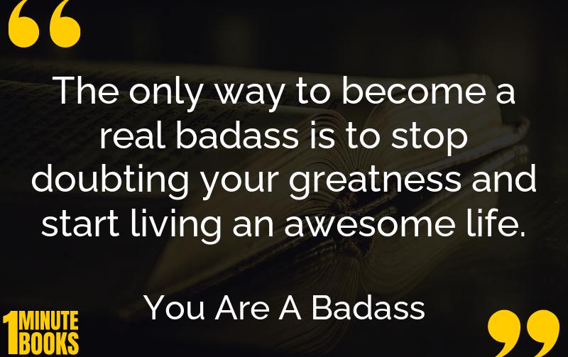 You Are A Badass Summary Brief Summary