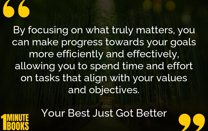 Your Best Just Got Better Summary Brief Summary