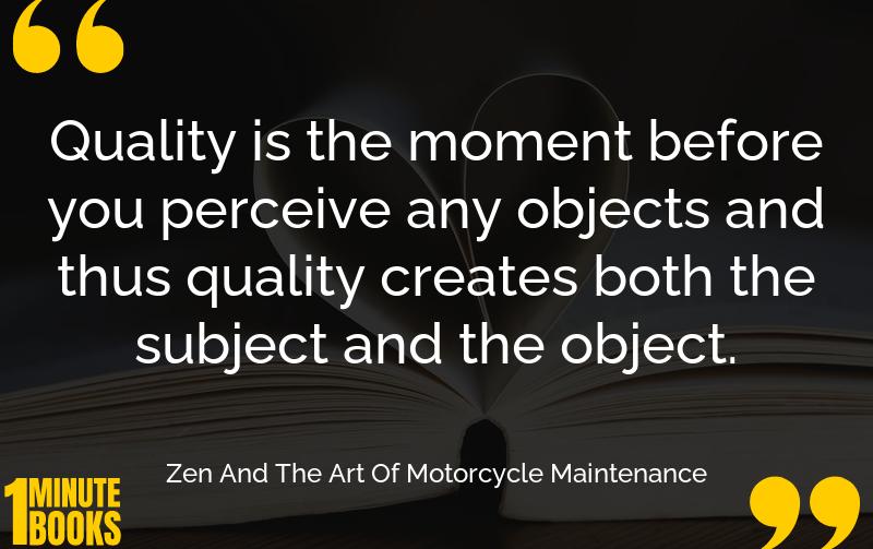 Zen And The Art Of Motorcycle Maintenance Summary Brief Summary
